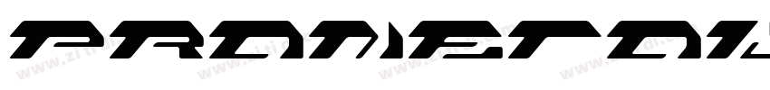 PrometoW04 Regular字体转换